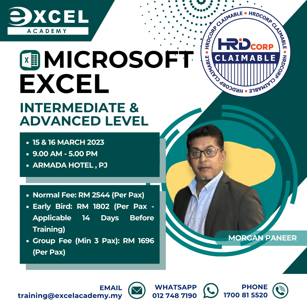 [HRD Corp Claimable Course] MARCH PUBLIC COURSES - Excel Academy ...