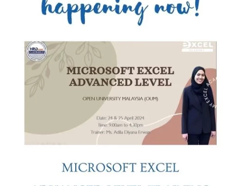 [HRD Corp Claimable Course] – Microsoft Excel Intermediate and Advanced Level